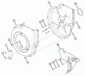 Repair Parts For Mow-N-VAC Impeller Housing Assembly Model 551889A